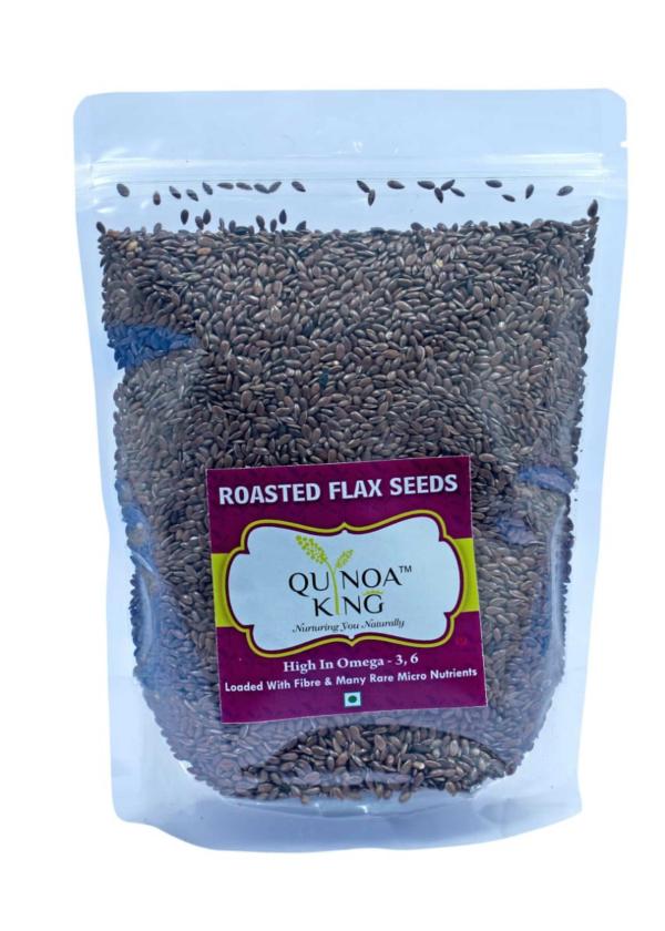 QUINOA KING ROASTED FLAX SEEDS 500G JioMart