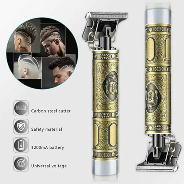 ZOOM TECH Hair Trimmer for Men, Professional Hair Clippers for Men, Zero  Gapped Cordless Hair Trimmer, Rechargeable T-Blade Trimmer Haircut Kit,  Electric Beard Trimmer, Shaver Hair Cutting Kit - JioMart