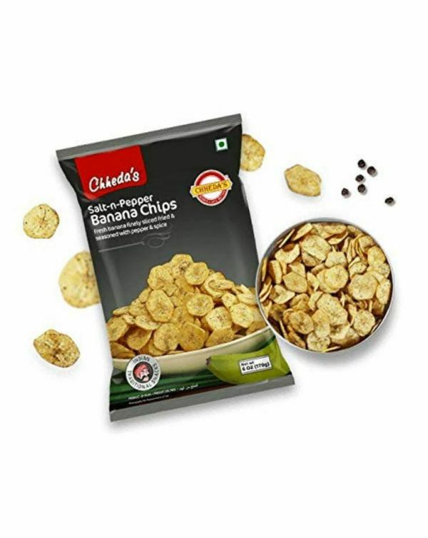 Chheda's Salt N Pepper Banana Chips Crispy Banana Wafer, 1kg JioMart