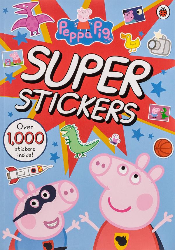 Peppa Pig Super Stickers Activity Book Peppa Pig Paperback 64 Pages