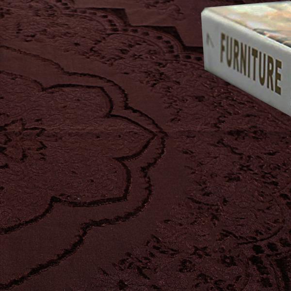 Kuber Industries CarpetWater Absorption Embossed Floral Pattern Floor