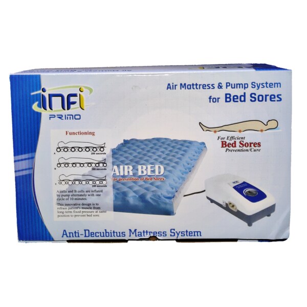 INFI PRIMO AIR Bed Mattress & Pump System for BED SORES(AntiDecubitus