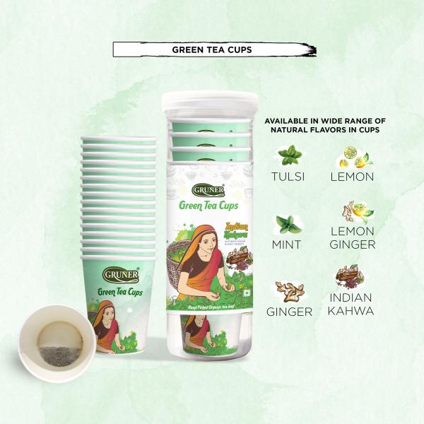 Gruner Green tea Kahwa (15 cups) JioMart