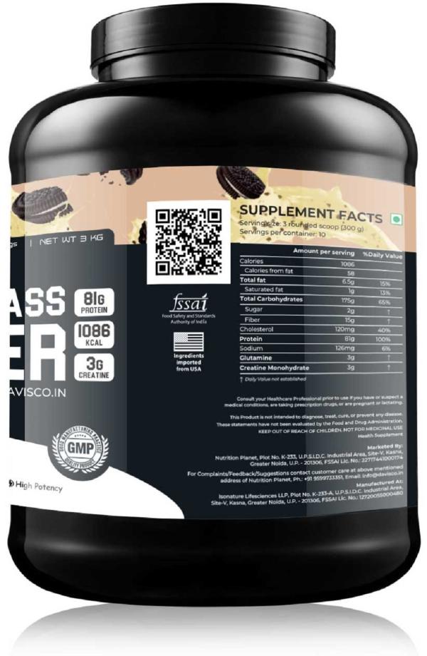 Nutrition Xtreme Mass Gainer (With Added DigeZyme) for Post