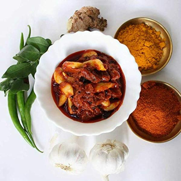 SITARA FOODS Garlic Pickle Home Made 500 g JioMart