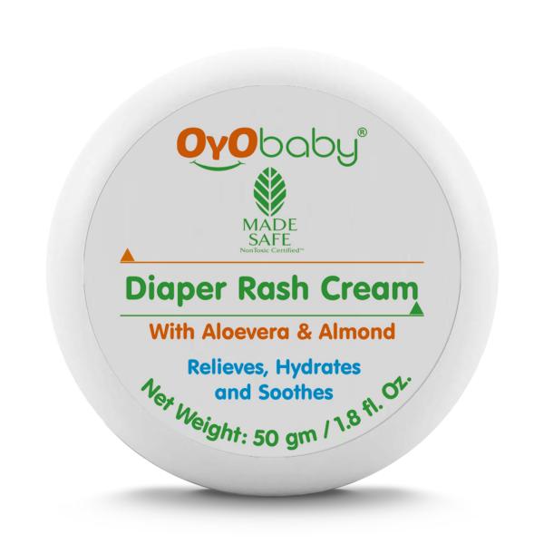 Oyo Baby Diaper Rash Cream with Aloe Vera & Almond Extracts (50gm