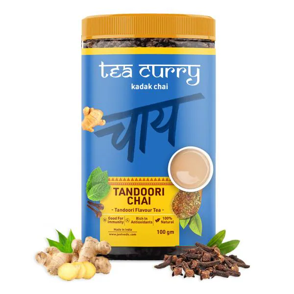 TEACURRY Tandoori Chai (100 gms) Tandoori Tea for Heart, Digestion