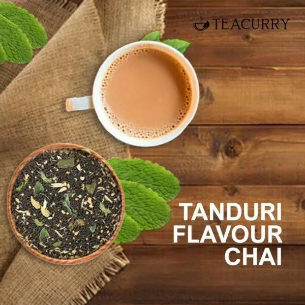 TEACURRY Tandoori Chai (100 gms) Tandoori Tea for Heart, Digestion