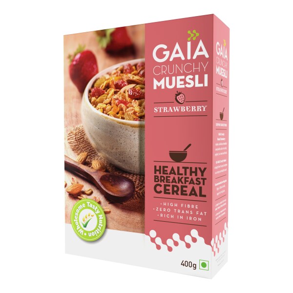 Gaia Muesli Strawberry 400 gm JioMart