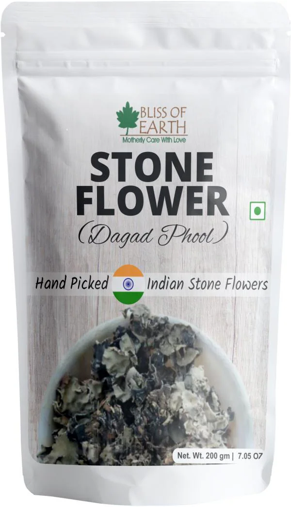 Bliss of Earth Indian 200gm Stone Flower, Dagad Phool, Kalpasi, Patthar