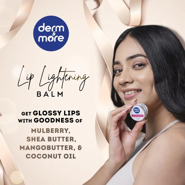 Lip lightening Balm with Shea Butter & Mulberry For Dark Dry & Chapped