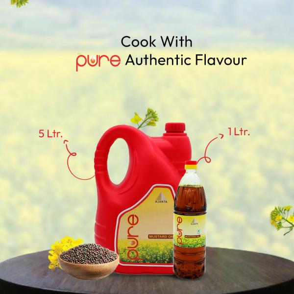 ASL PURE KACHI GHANI MUSTARD OIL 1 LTR BOTTLE JioMart