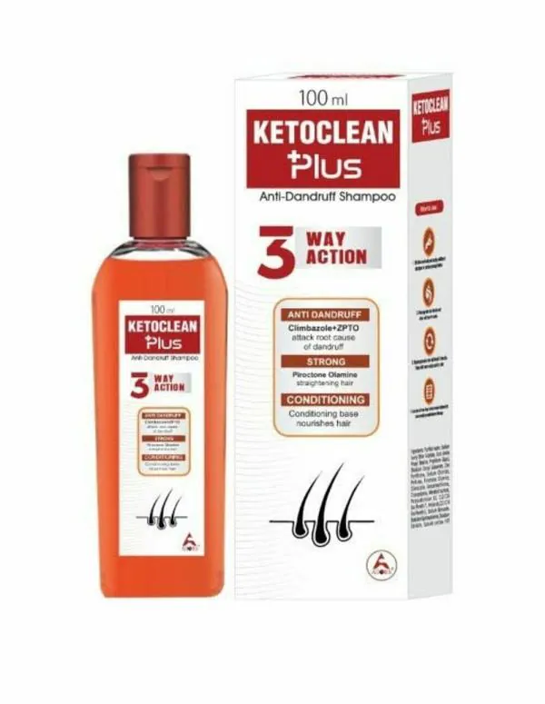 Alloes Anti Dandruff Ketoclean Plus Shampoo with Climbazole , ZPTO for