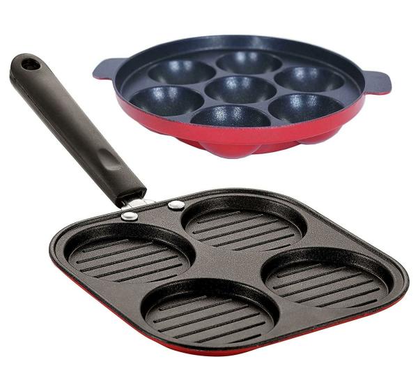 Nirlon 2 pcs of Red Nonstick Kitchen Utensils Combo Set JioMart
