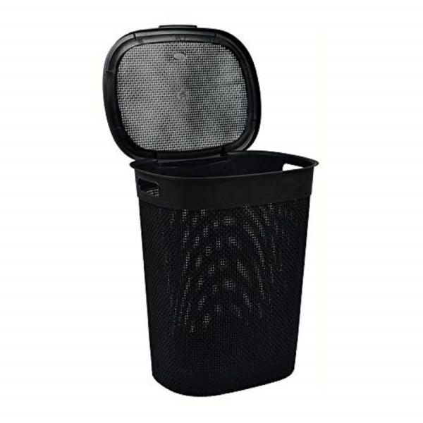 Regalo Plastic Laundry Basket 45L,Black JioMart