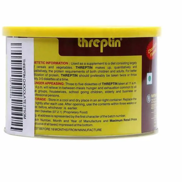 Threptin Chocolate Protein Supplement Biscuits, 275g chocolate JioMart