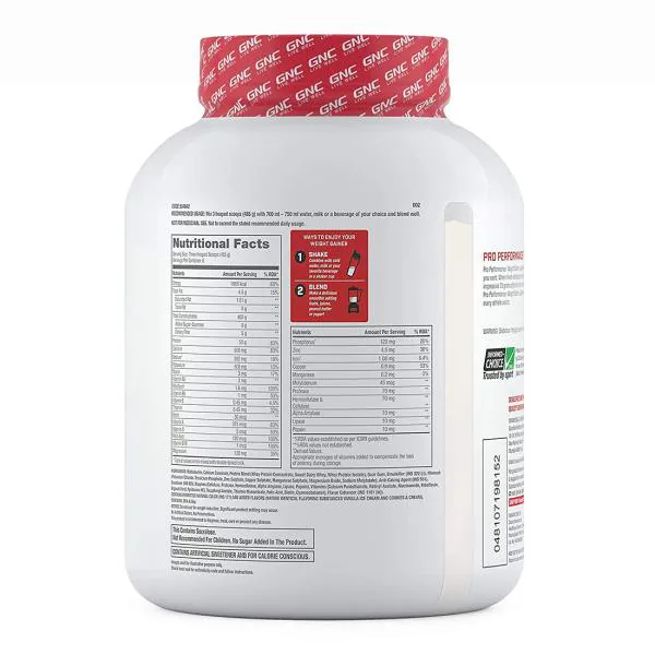 GNC Pro Performance Weight Gainer 3 kg JioMart