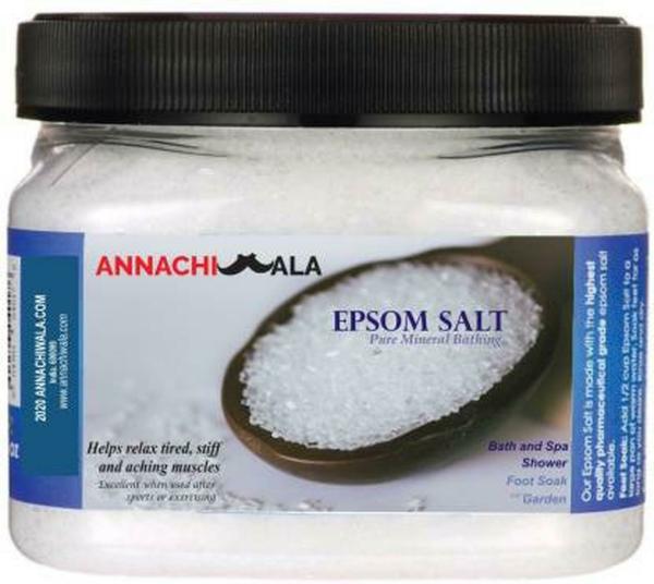Annachiwala Bath Epsom Salt For Body Pain, Muscle Pain And Hair