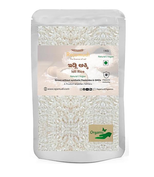 Rajamudi Reduce Fatigue Idli Rice 1 Kg Fluffy Idlis / Crisp Dosas