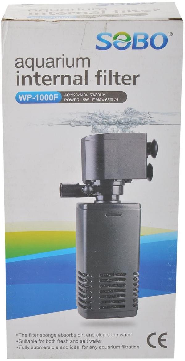 Jainsons SOBO WP1000F Submersible Aquarium Internal Filter Pump (Power