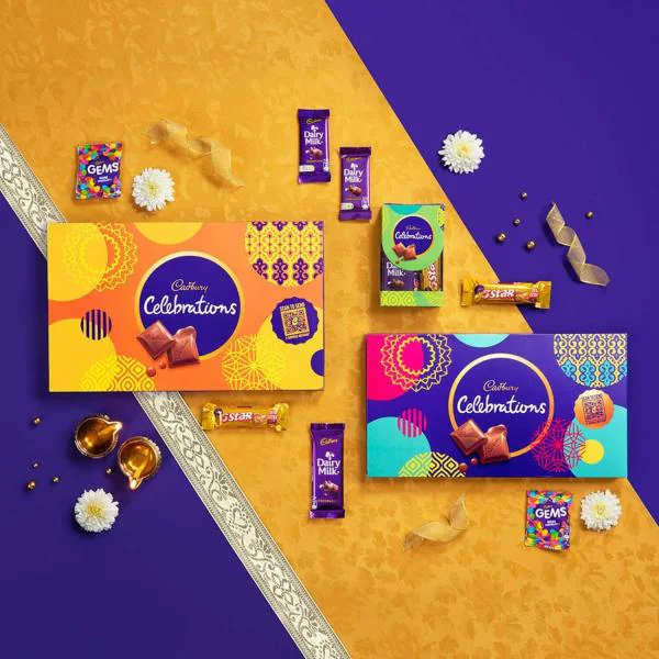 Cadbury Celebrations Chocolate Gift Pack Assorted, 130.9g Pack of 4