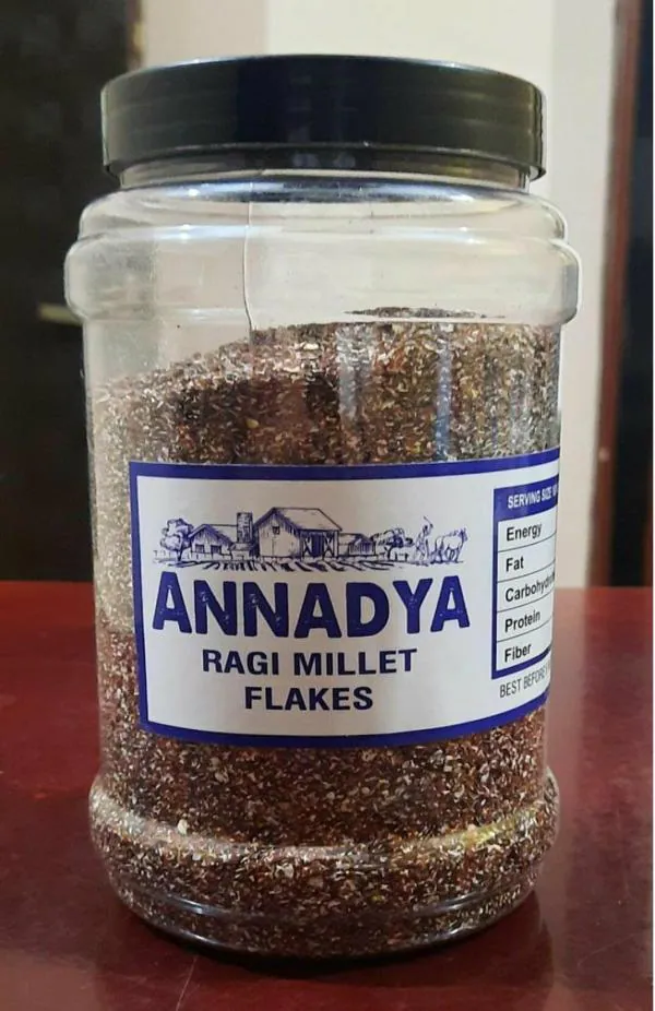 Annadya Finger Millet Flakes Healthy Ragi Flakes Naturally Grown Millet Flakes for Breakfast
