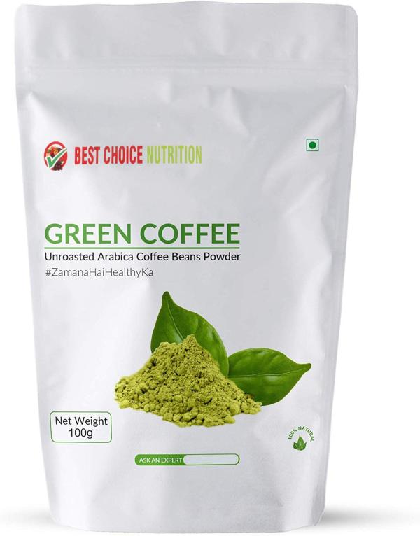 Best Choice Nutrition Unroasted Green Coffee Beans Powder 100 g JioMart