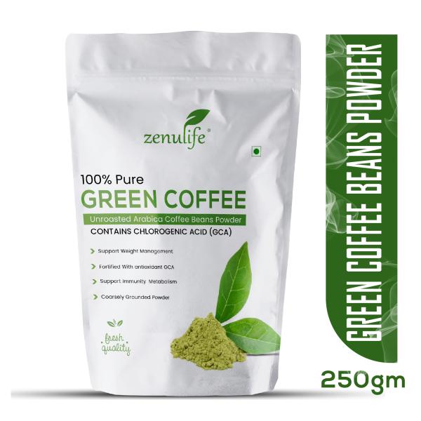 ZENULIFE GREEN COFFEE BEANS POWDER 250G JioMart