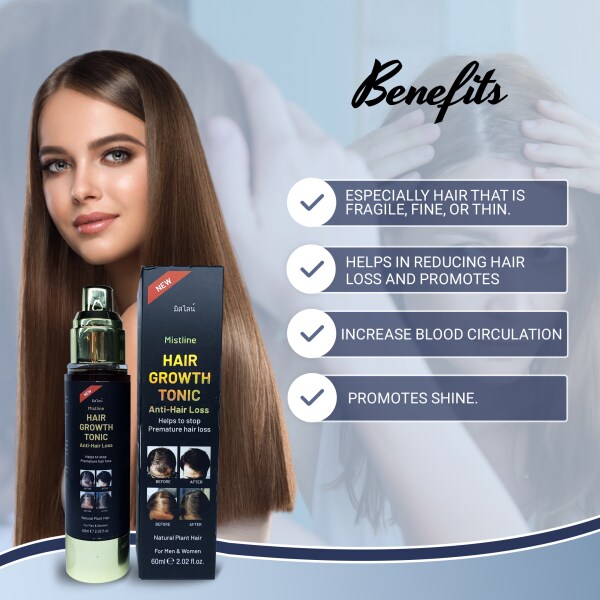 Secret Beauty Shine Mistline Hair Growth Tonic Anti Hair Loss 60ml - JioMart