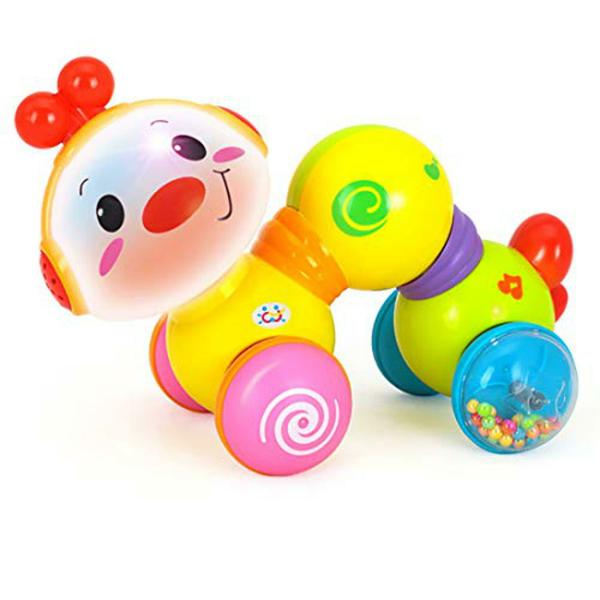 Kiditos Multicolor Musical Inchworm Creeping Worm with Light Twist