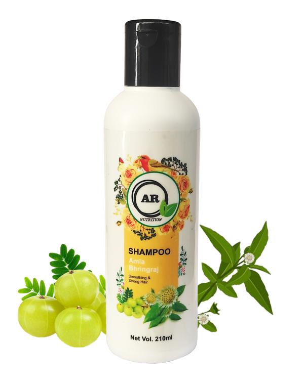 AR Nutrition Amla & Bhringraj Hair Shampoo| Herbal Shampoo, Hair Growth &  Hair Fall Control, Dandruff Control Shampoo Pack Of 1 - 210ml - JioMart