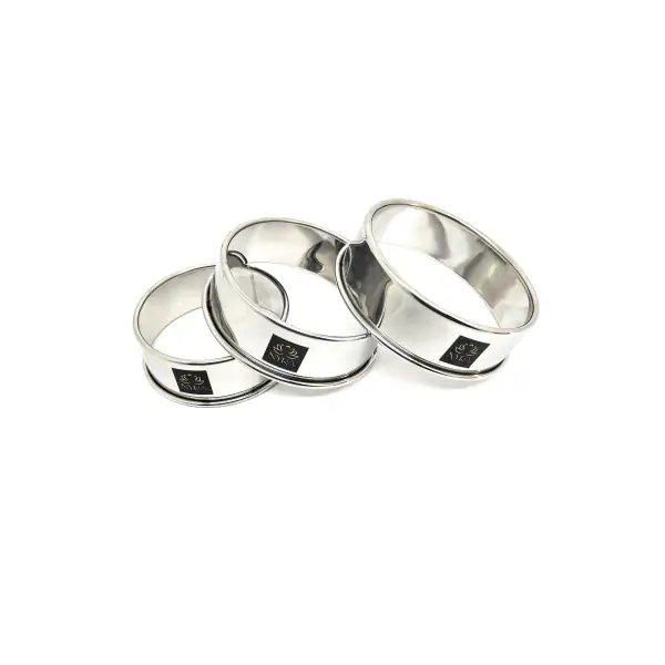 Nyra Stainless Steel Round Hot Pot Stand, Matka Ring for Kitchen Set of