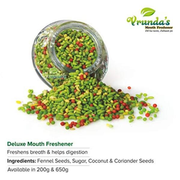Vrunda's Green Mukhwas Deluxe Mouth Freshener Indian Mouthfreshner