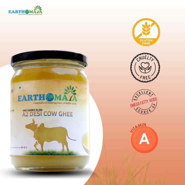 Earthomaya A2 Desi Ghee 1LHandmade Ghee Best in PunjabHealthy Ghee Grassfed Cultured
