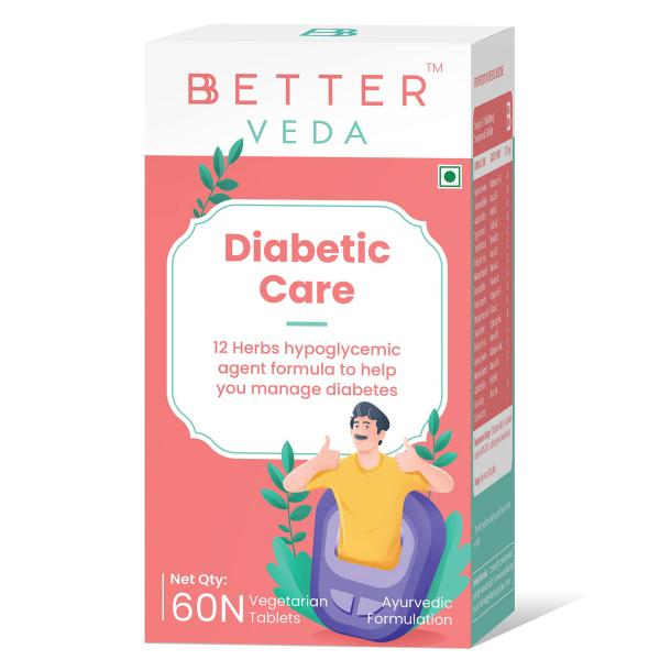Bbetter Veda Diabetic Care 12 Herb Formula 60 Vegetarian Tablets
