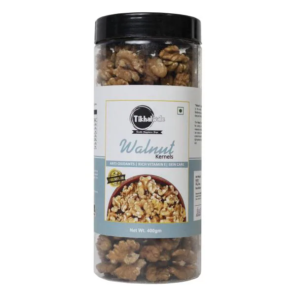 Tikhalwale Walnut Kernels 400gm Jar JioMart