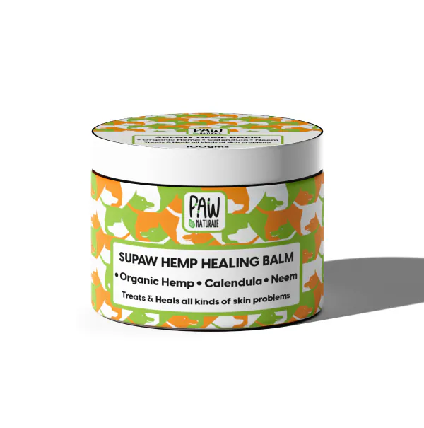 Paw Naturale 100g SUPAW HEMP HEALING BALM for dogs. Heals tick bites