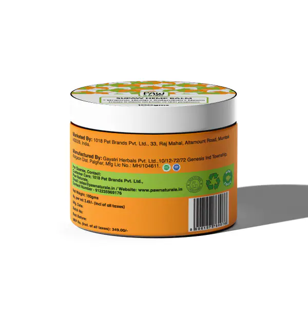 Paw Naturale 100g SUPAW HEMP HEALING BALM for dogs. Heals tick bites