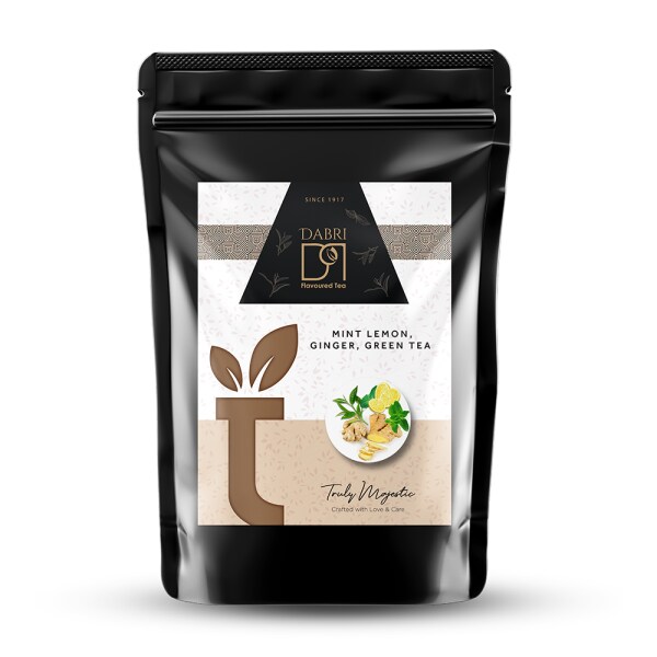Dabri Mint Lemon Ginger Green Tea 100 Gms Packet JioMart