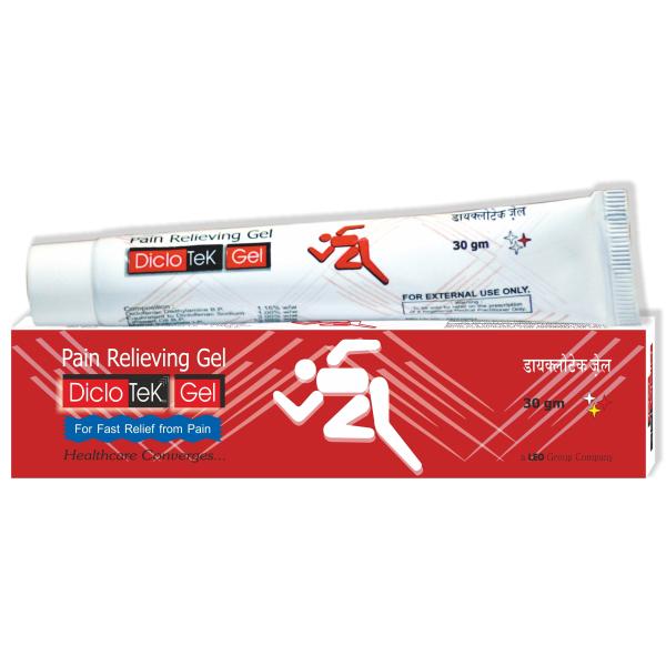 Meditek Diclotek Pain Relief Gel 30gms (Pack of 2) JioMart