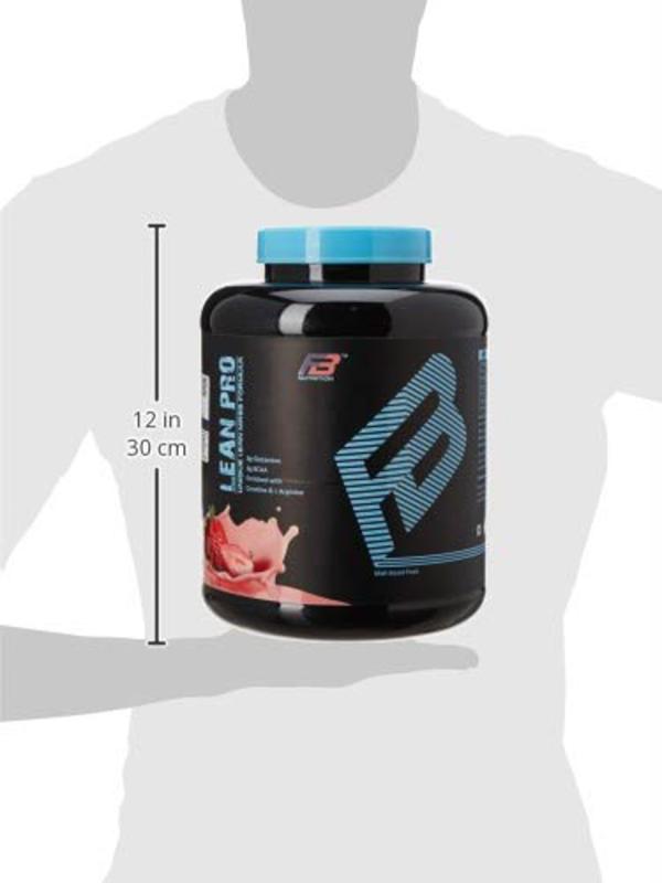 FB Nutrition Lean Pro, Unique Lean Mass Formula,3g Glutamine,3g BCAA,Creatine (3 Kg Strawberry