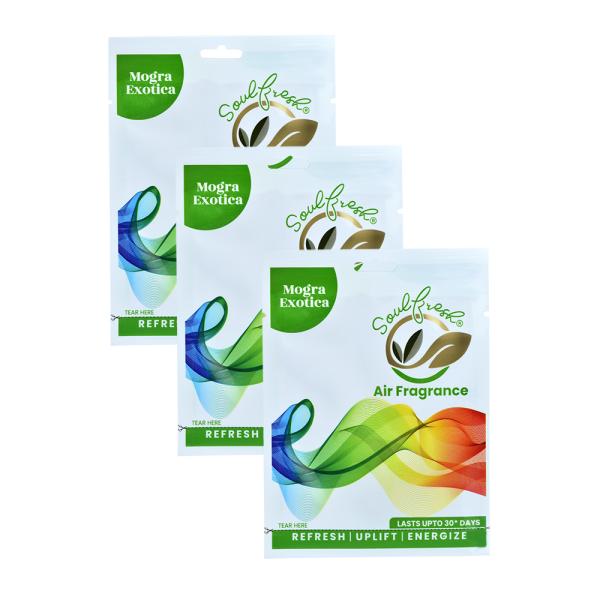 SOULFRESH Mogra Axotica Air Pocket, Air Freshener Lasts Up to 30 days