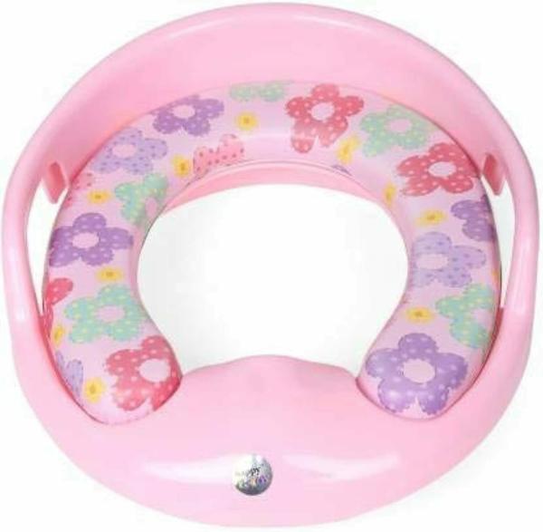 Korbox Cushioned Potty Seat, Toilet Seat With Handle Pink For Kids JioMart