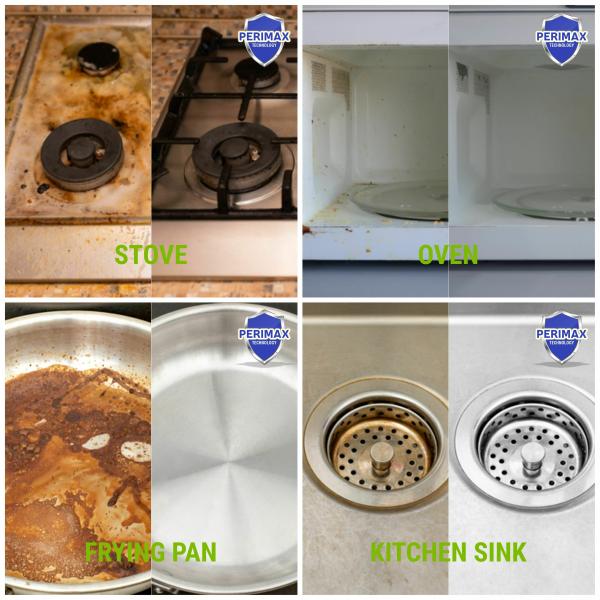 PERISAFE Kitchen Appliance Degreaser & Cleaner Spray 500ml 100 Oil