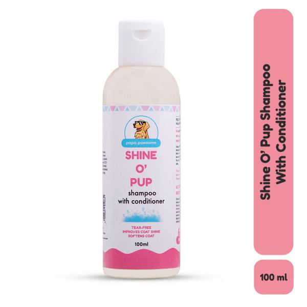 Papa Pawsome Shine O' Pup TearFree Shampoo with Conditioner for Dog