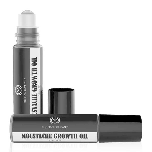 The Man Company Moustache Growth Oil RollOn with Almond Oil, Vitamin E