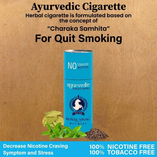 Royal Swag Ayurvedic Herbal Cigarettes 100 Tobacco & Nicotine Free
