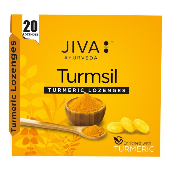 Jiva Turmsil Turmeric Lozenges 20 Lozenges (Pack of 2) JioMart