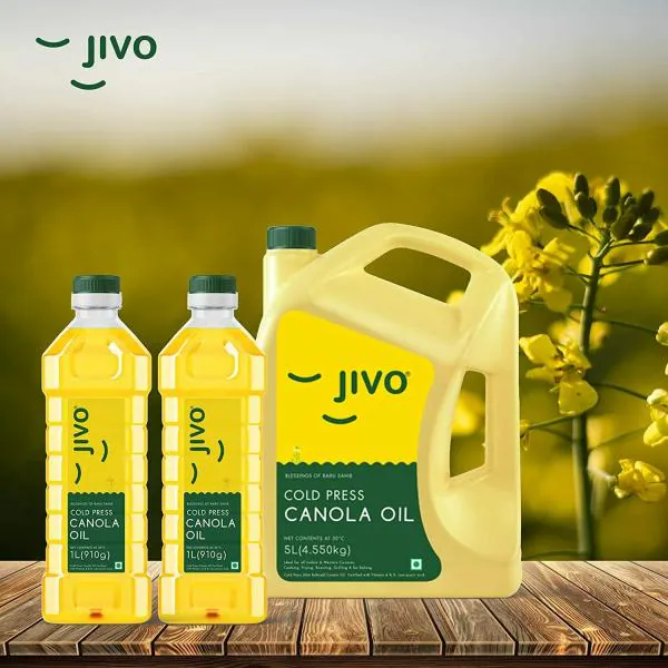 Jivo Canola Cold Pressed Oils 5 + 2 Ltr JioMart
