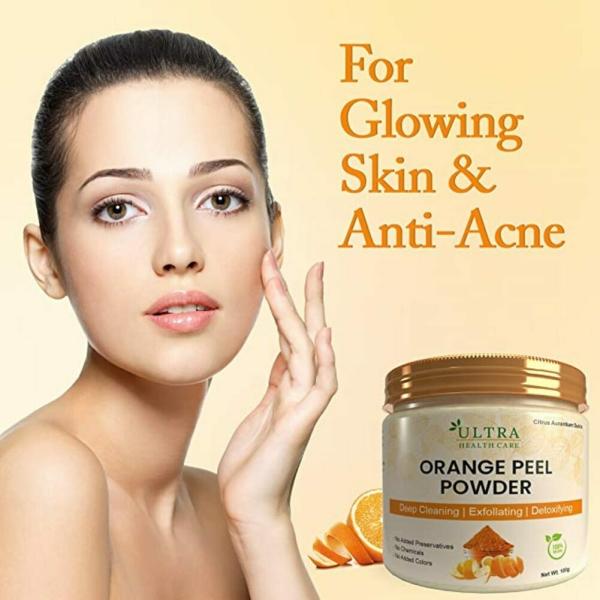 Ultra Health Care Orange Peel Powder for Oil Control,Tan Removal,Acne
